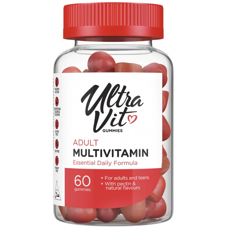 Ultravit Multivitamiinid täiskasvanutele 60 kummikommid